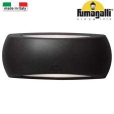 Φωτιστικό Απλίκα Διπλής Κατεύθυνσης με ντουί E27 Ρητίνης Μαύρο IP54 Fumagalli Francy